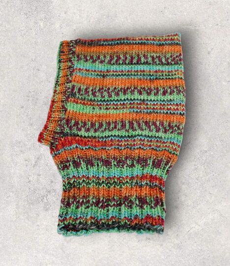 Strickanleitung Schalmütze, Schlupfmütze, 2 Größen, ca. 6 - 36 Monate  #110