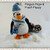 Pinguin Pepo und Fisch Flippy im Winterlook - parat für den ersten Schnee