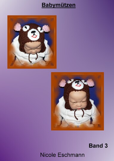 Baby Mütze 50/56 Teddybär