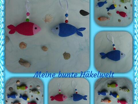 Häkelanleitung kleine Fische