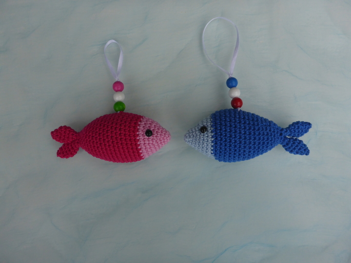 Häkelanleitung kleine Fische