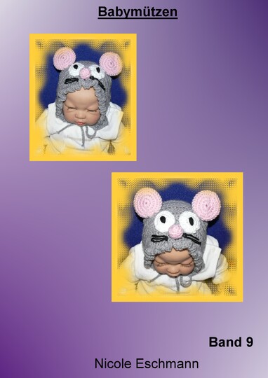 Baby Mütze 50/56 Maus