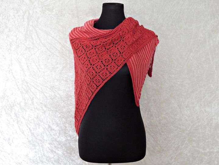 Strickanleitung Tuch, Dreieckstuch stricken Amrun