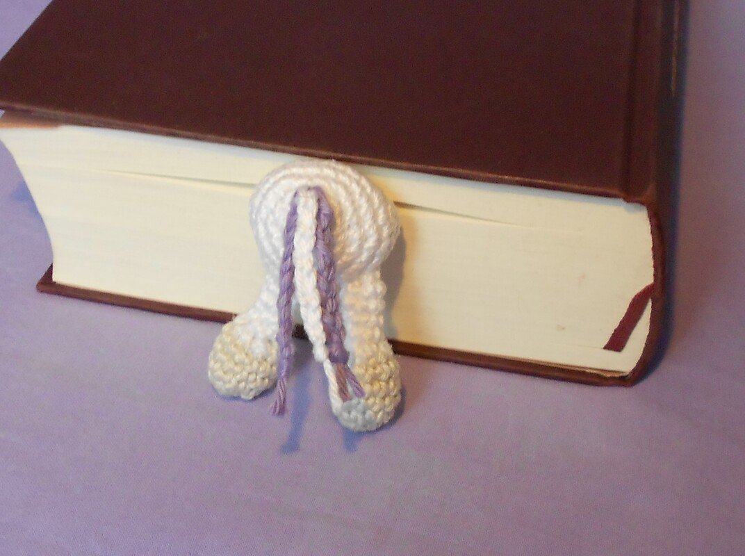 Lesezeichen Pferd  Hinterteil Häkelanleitung PDF