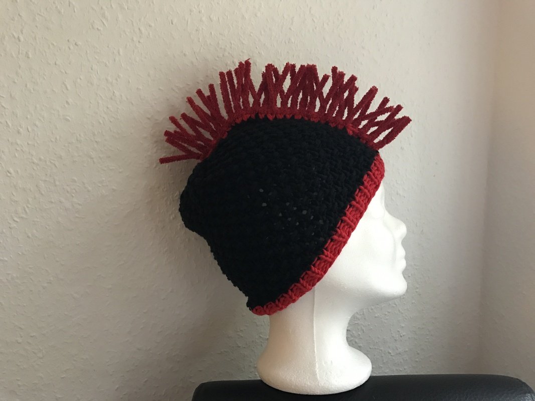 Punky Beanie - Strickanleitung für eine Mütze