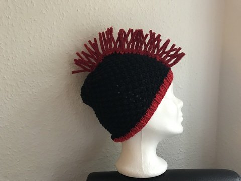 Punky Beanie - Strickanleitung für eine Mütze