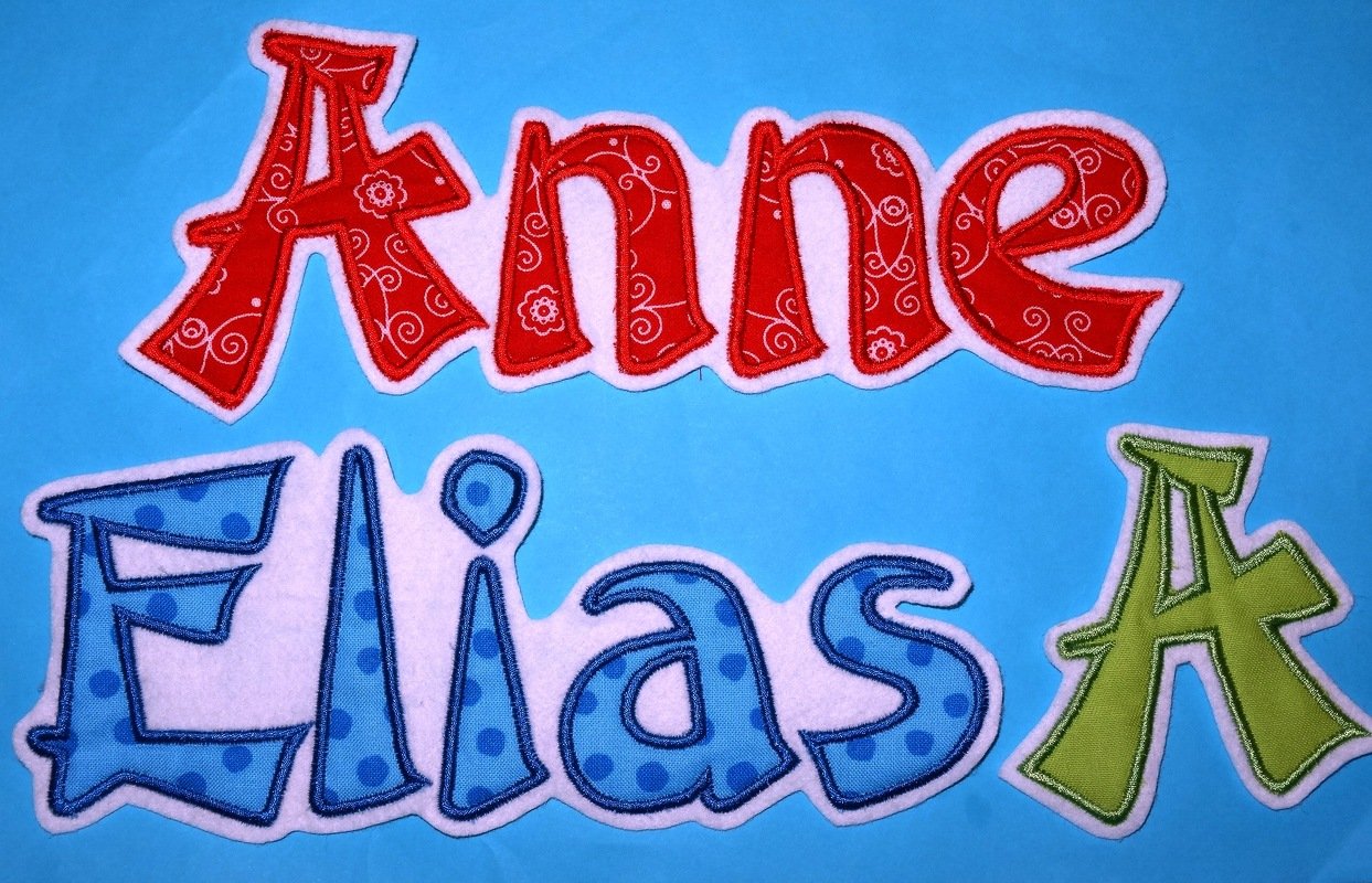 C und P Stickdatei für den kleinen Rahmen - Bild 2