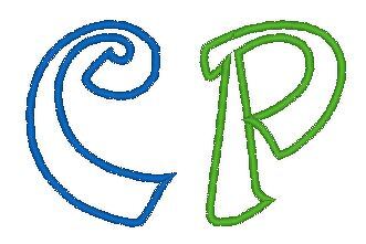 C und P Stickdatei für den kleinen Rahmen - Bild 6