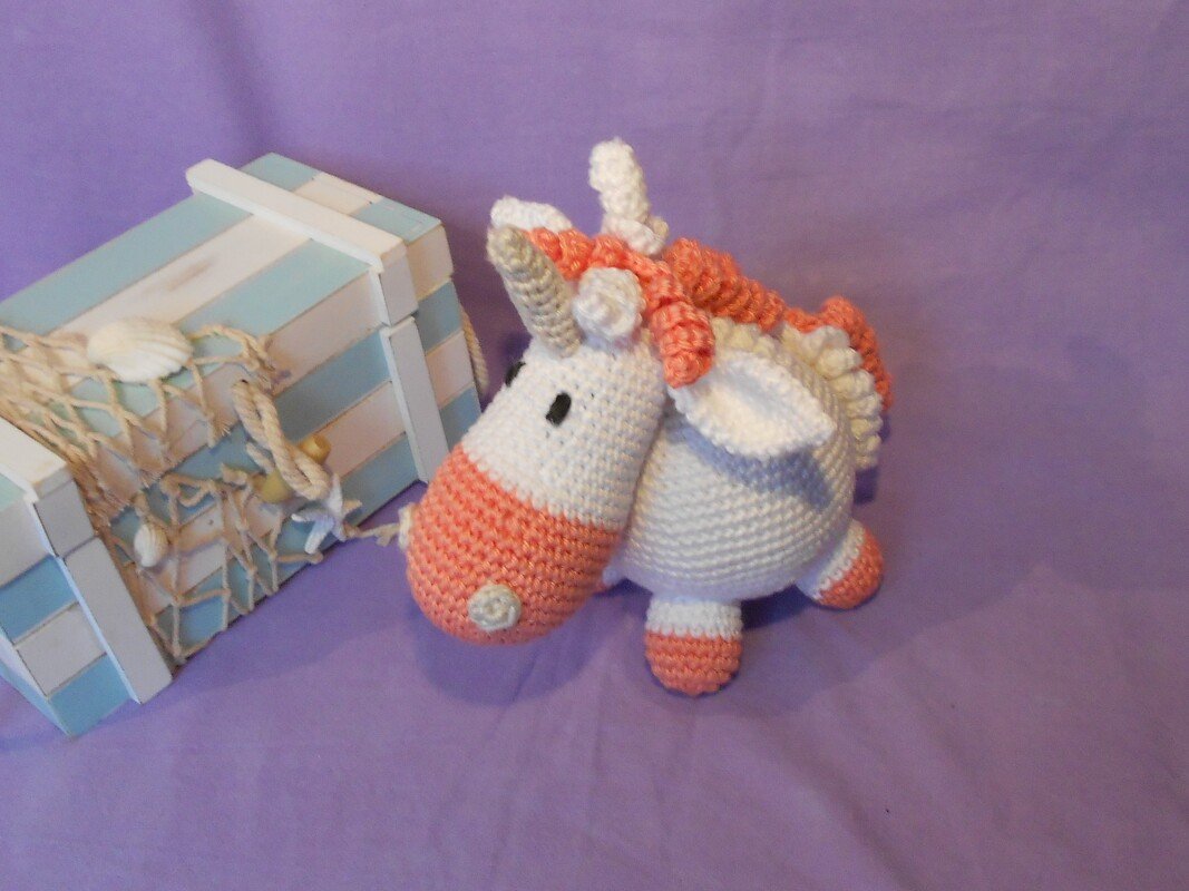 Häkelanleitung Einhorn Fluffy PDF