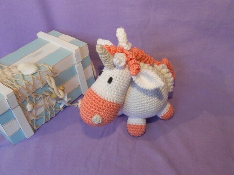 Häkelanleitung Einhorn Fluffy PDF