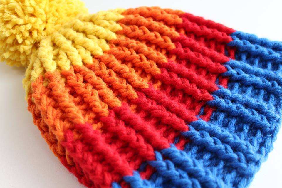 "Alexa" gehäkelte Skimütze Bommelmütze PDF-Anleitung