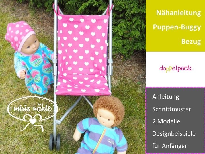 Puppen-Buggy Bezug, Ersatzbezug Puppe Nähanleitung