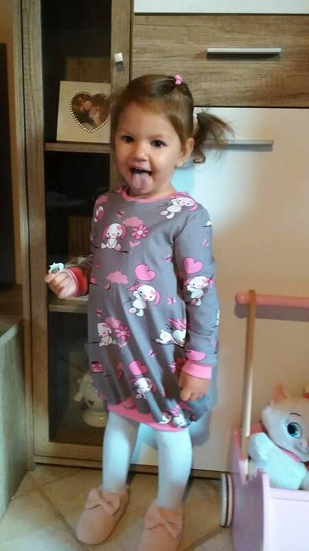 Ballonkleid/Kinderkleid in Größe 74-146 - Schnittmuster &amp; Nähanleitung