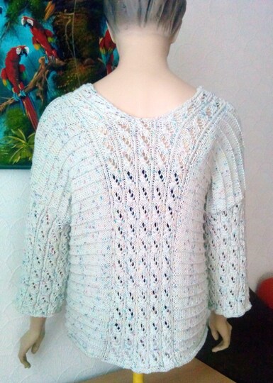 Pulli " Caya Ajour " Größe : 38 / 40 ( 42 ) 44 / 46