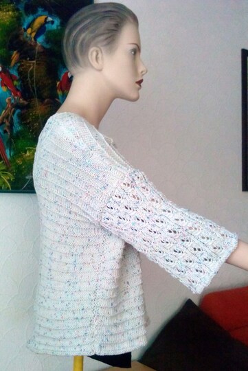 Pulli " Caya Ajour " Größe : 38 / 40 ( 42 ) 44 / 46