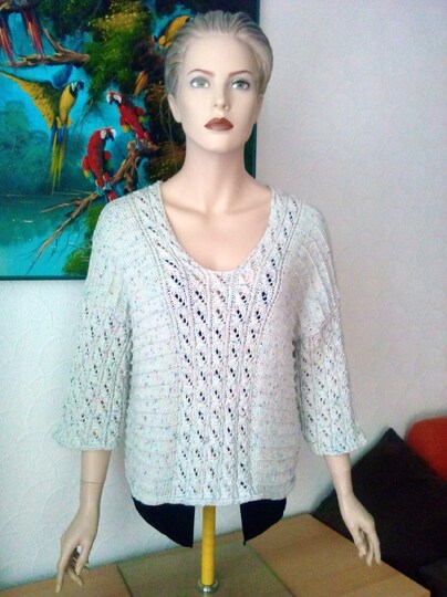 Pulli " Caya Ajour " Größe : 38 / 40 ( 42 ) 44 / 46