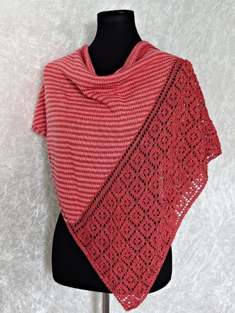 Knitting pattern shawl Amrun