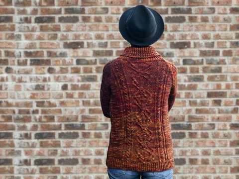 Inga - Rollkragenpullover mit Zopfmuster