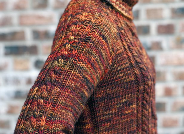Inga - Turtle-neck sweater with cables
