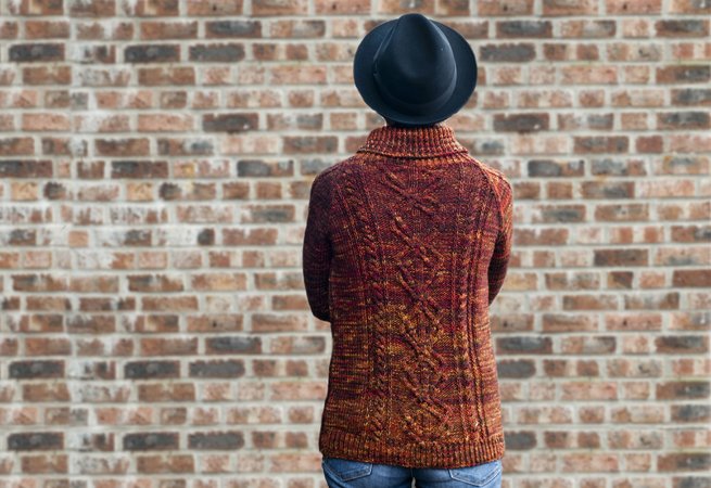 Inga - Turtle-neck sweater with cables