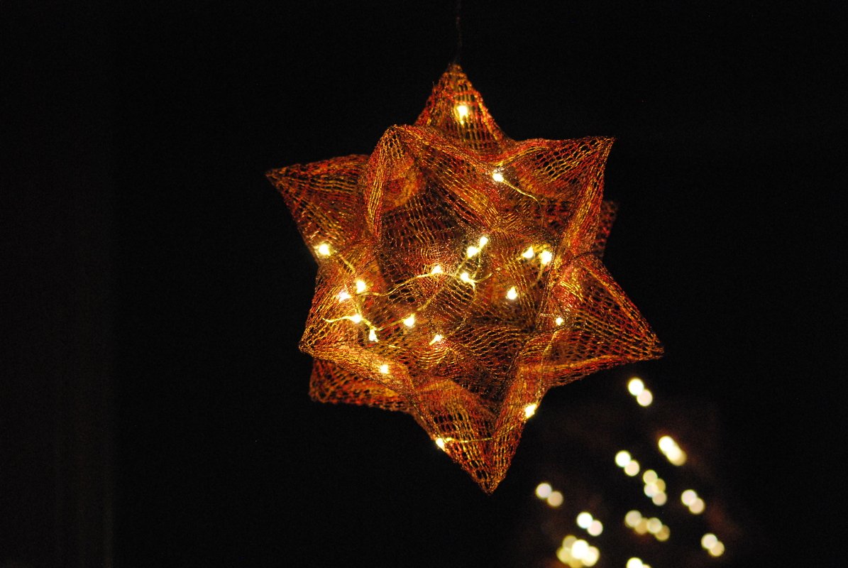 geklöppelter Dodekaeder Stern