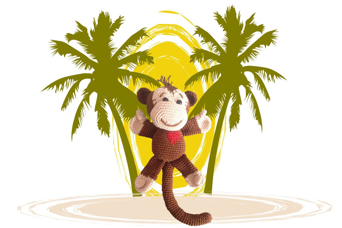Affe Äffchen Paul Häkelanleitung Amigurumi