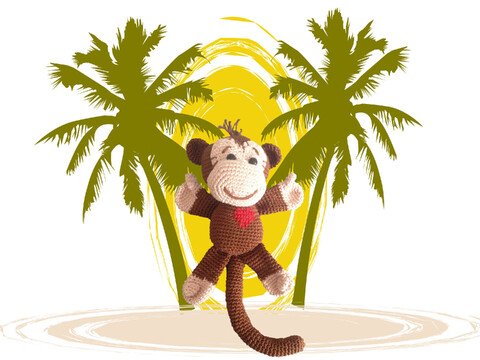 Affe Äffchen Paul Häkelanleitung Amigurumi