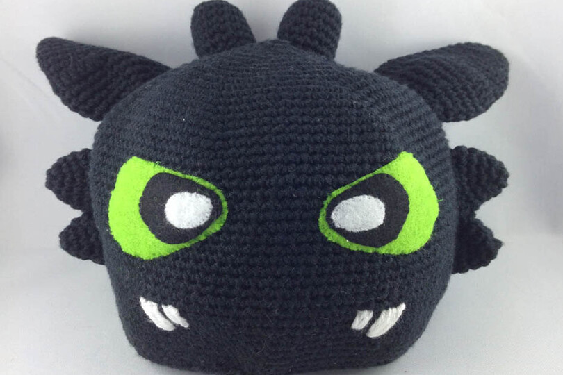 Mütze Dragon Drache Häkelanleitung Amigurumi