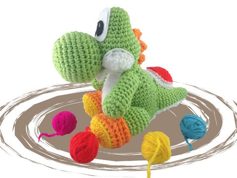 Dino Pattern Amigurumi