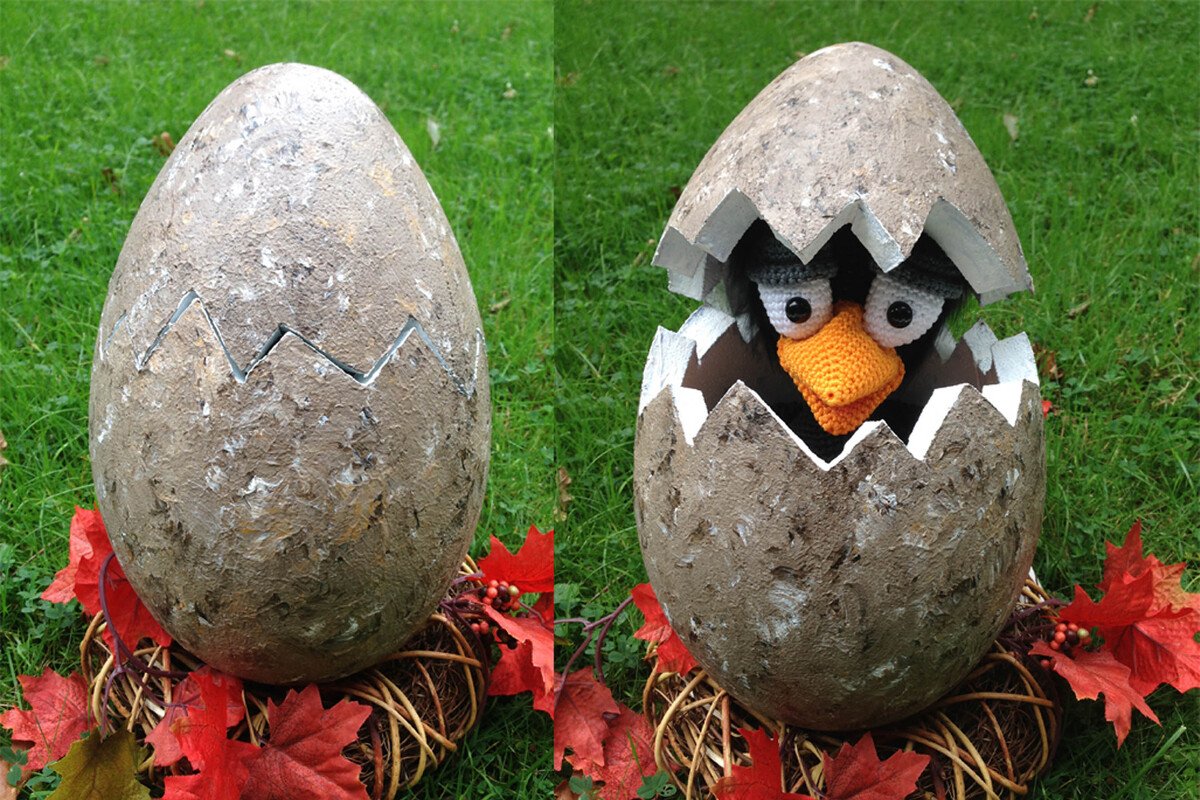 Rabenbaby Rafael Häkelanleitung Amigurumi - Bild 5