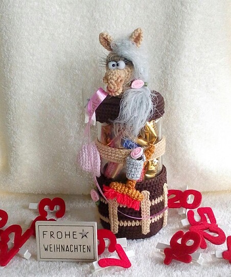 Häkelanleitung Adventskalender im Glas Mrs. Jacqueline 