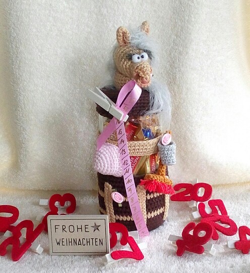 Häkelanleitung Adventskalender im Glas Mrs. Jacqueline 