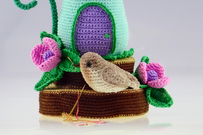 Hängehäuschen Vögelchen Häkelanleitung Amigurumi