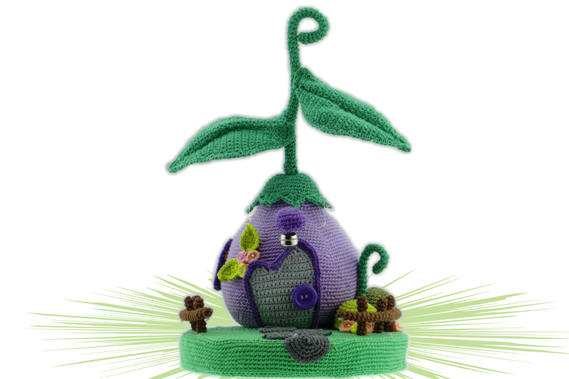 Hängehäuschen Schnecke Häkelanleitung Amigurumi