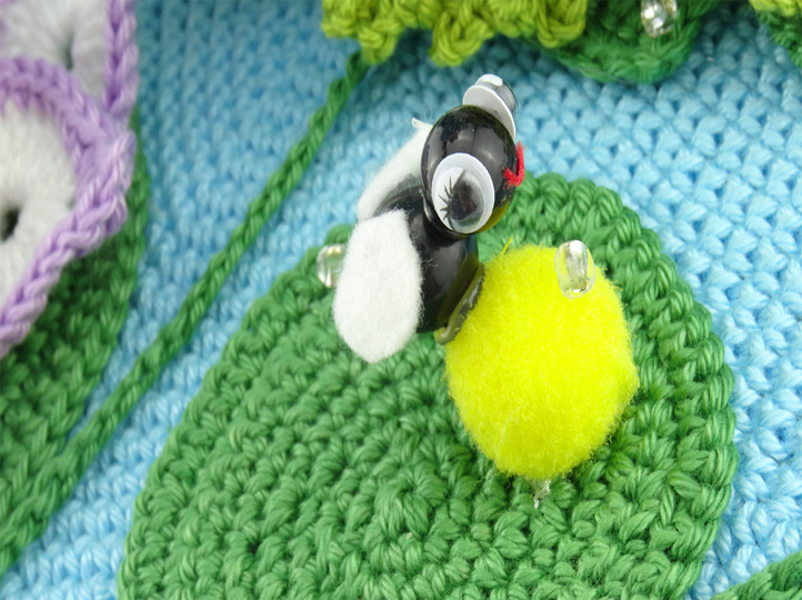 Hänge Häuschen Frosch Häkelanleitung Amigurumi