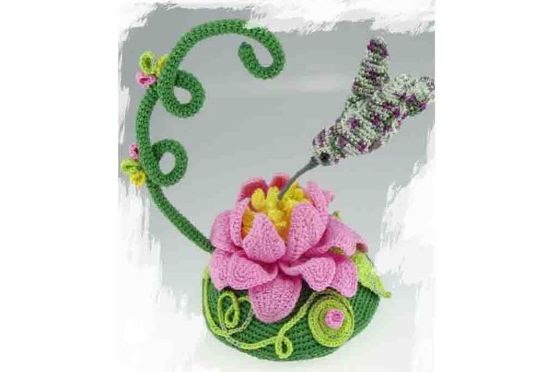 Hänge Dekoration Kolibri Häkelanleitung Amigurumi