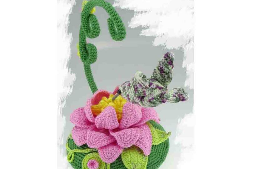 Hänge Dekoration Kolibri Häkelanleitung Amigurumi