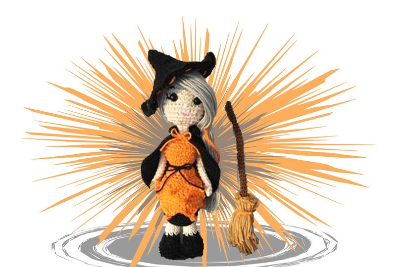 Hexe Olga Häkelanleitung Amigurumi