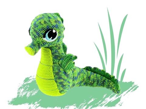 Seepferdchen Häkelanleitung Amigurumi