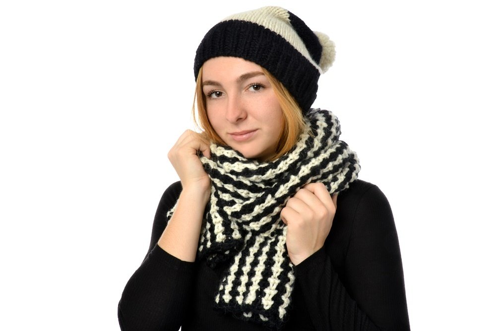 Schal mit zweifarbigen Streifen, Strickanleitung - Bild 3