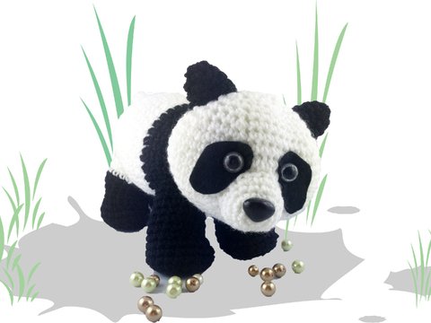 Panda Pandabär Pascal Häkelanleitung Amigurumi