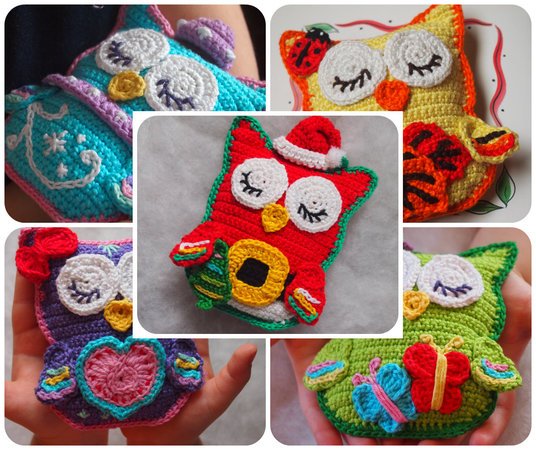 Owl Collection - 5 patterns by the price of three. Design Discount Pattern Package
