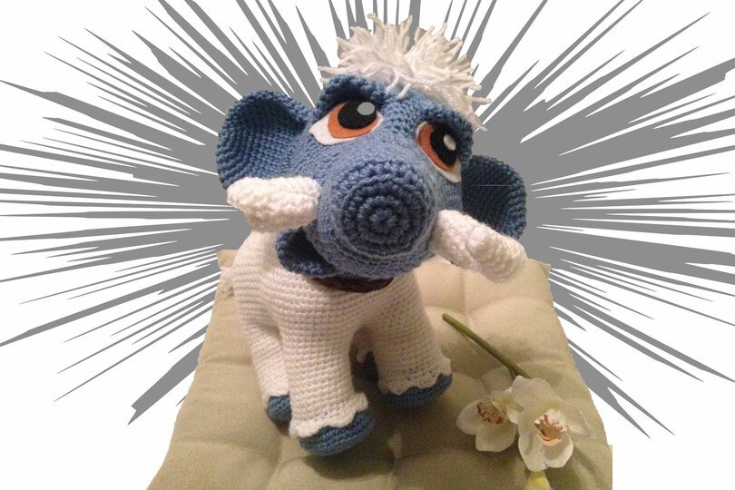 Elefant Shiver Häkelanleitung Amigurumi