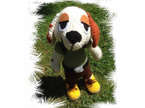 Hund Bobby der Schulhund Häkelanleitung Amigurumi