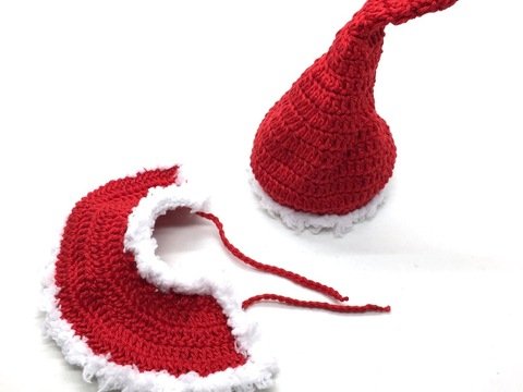 Cape und Mütze für Amigurumis