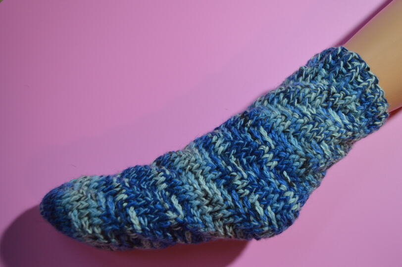 Spiral Socken Super Easy, warme Wintersocken, Haussocken, leicht und schnell gehäkelt Gr. 32-45 (47)