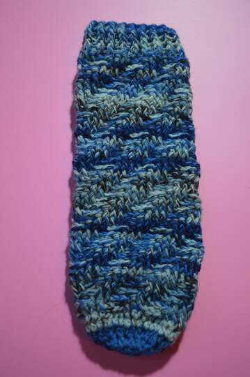 Spiral Socken Super Easy, warme Wintersocken, Haussocken, leicht und schnell gehäkelt Gr. 32-45 (47)