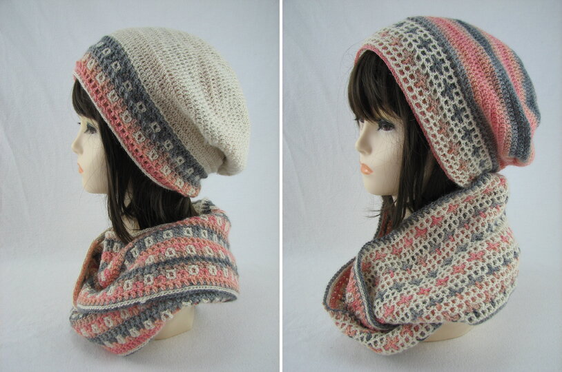 Häkelanleitung Wende-Mütze "Sandok" - für Sie und Ihn - mit Video