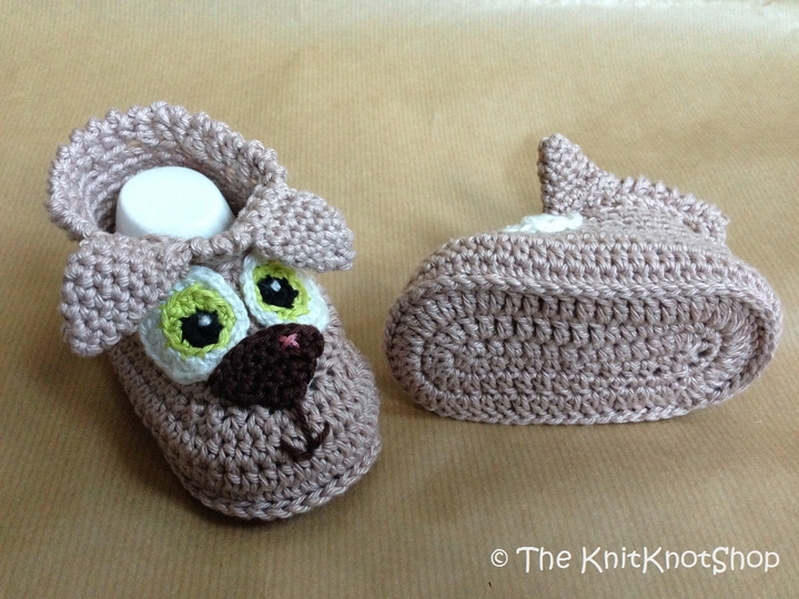 Häkelanleitung Babyschuhe Hundebabys
