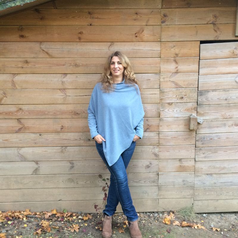 Nähanleitung Poncho-Pulli